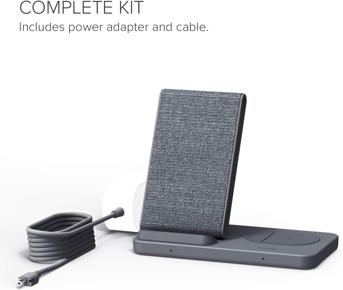 Exclusive Discount 70% Price iOttie iON Wireless Duo CERTIFIED BY GOOGLE 10W Stand + 5W Pad Qi-Certified Charger | MADE FOR GOOGLE | Compatible with Google, Google Pixel, Pixel Buds | Includes Power Cable & Adapter | Dark Grey New Product iOttie iON Wireless Duo CERTIFIED BY GOOGLE 10W Stand + 5W Pad Qi-Certified Charger | MADE FOR GOOGLE | Compatible with Google, Google Pixel, Pixel Buds | Includes Power Cable & Adapter | Dark Grey
