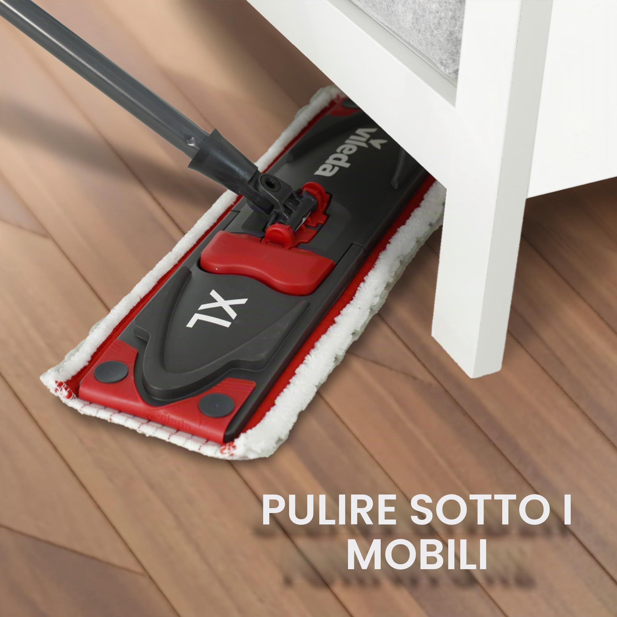 Vileda Lavapavimenti, Multicolore, 42 Cm, Set da 3 Pezzi, 10 unità