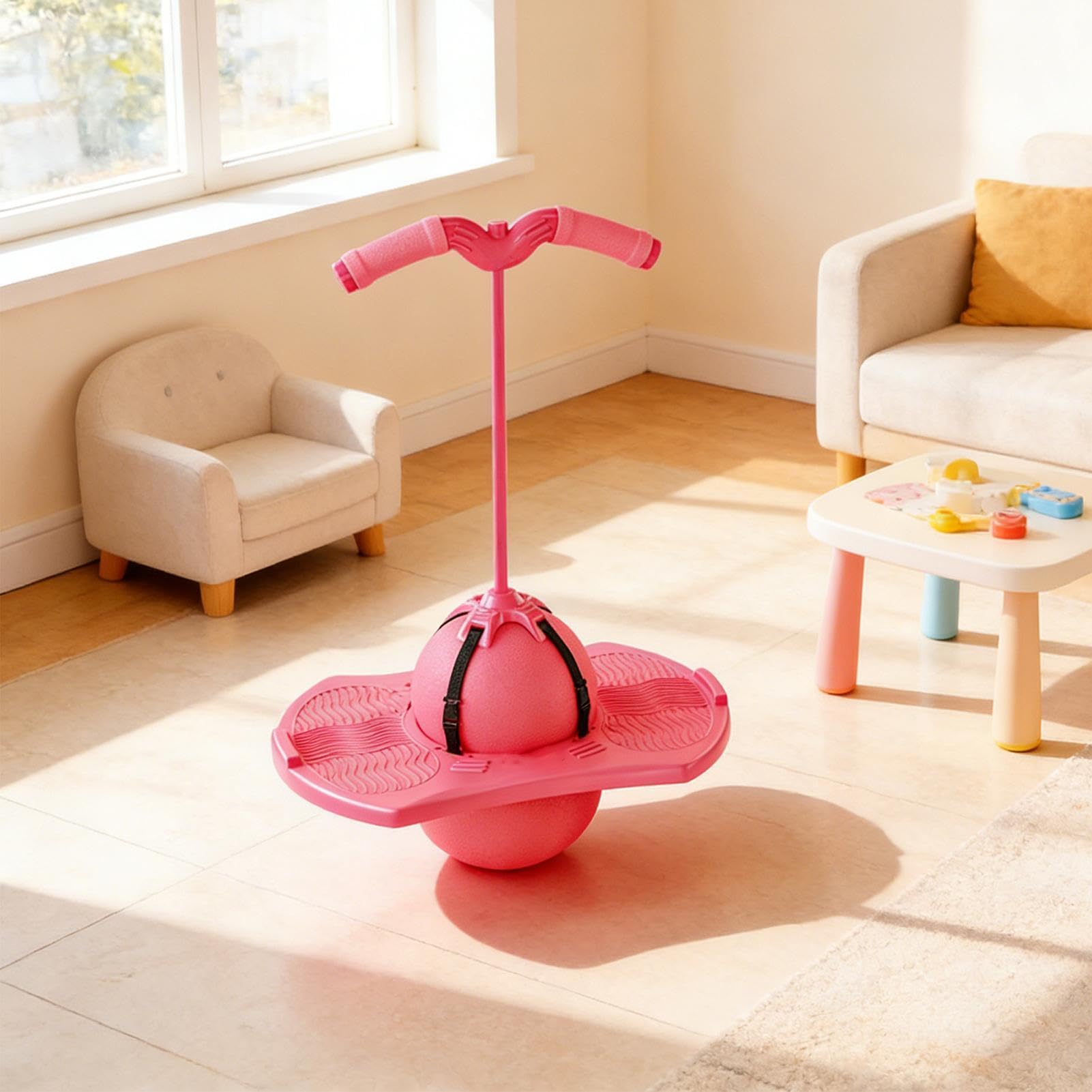 Palla Rimbalzante Divertente Morbida Interattiva Silenziosa | Giocattolo Divertente per Saltare per Bambini e Bambine, per Casa Scuola Giardino Viaggi Sport Campeggio