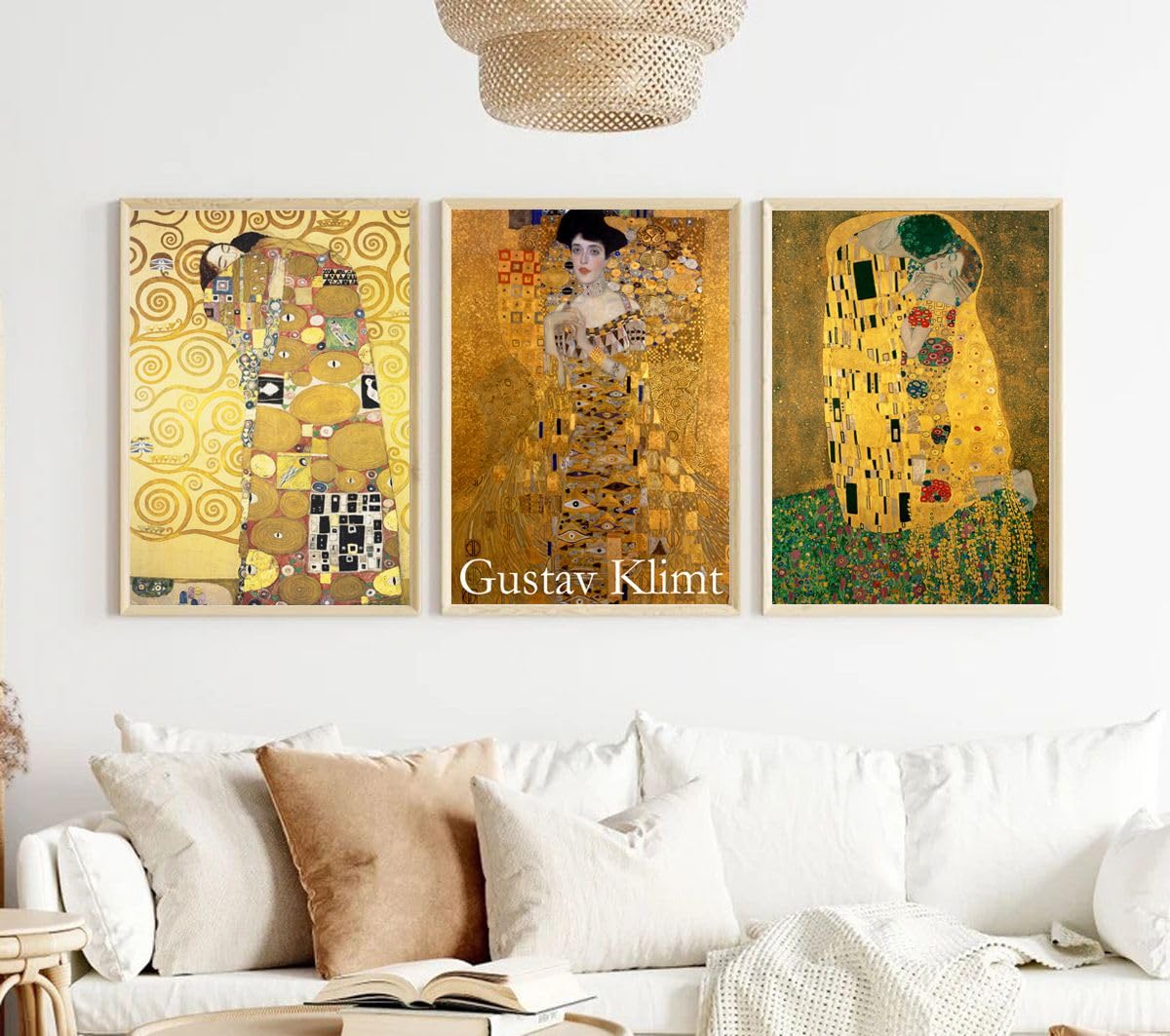 Hodge Creations Gustav Klimt Set of 3 Unframed A3 Prints Wall Art Decor Gallery Exhibition Picture Poster New Gift Present SELECT SIZE BELOW A5 A4 A3
