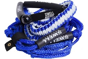 SWELL Premium Braided Wakesurf Rope with Handle