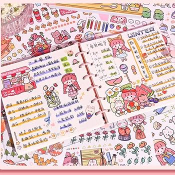 日本未発売　韓国限定 バインダーセット③ diarium コラージュ　手帳デコ 日本未発売 韓国限定 バインダーセット② diarium 手帳デコ