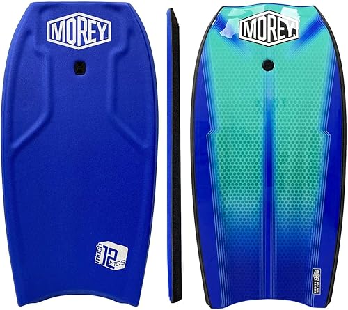 Morey MACH 12 MDS 425 Bodyboard for Any Surf Rider Level Dynamic Speed System Embedded Fiberglass Stringer Slick Channels Crescent Taill Coil