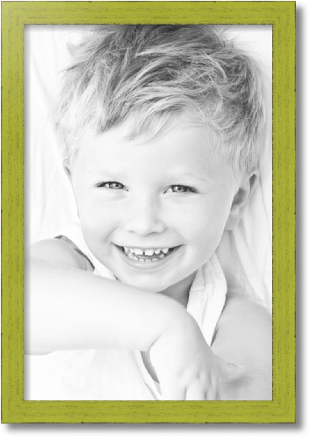 ArtToFrames 12x14 Inch Green Picture Frame, This 1.50 Inch Custom Wood Poster Frame is Modern Green - Comes with Foam Backing 3/16 inch and Regular Glass (FBPLSM-ECO150-MGN-12x14)