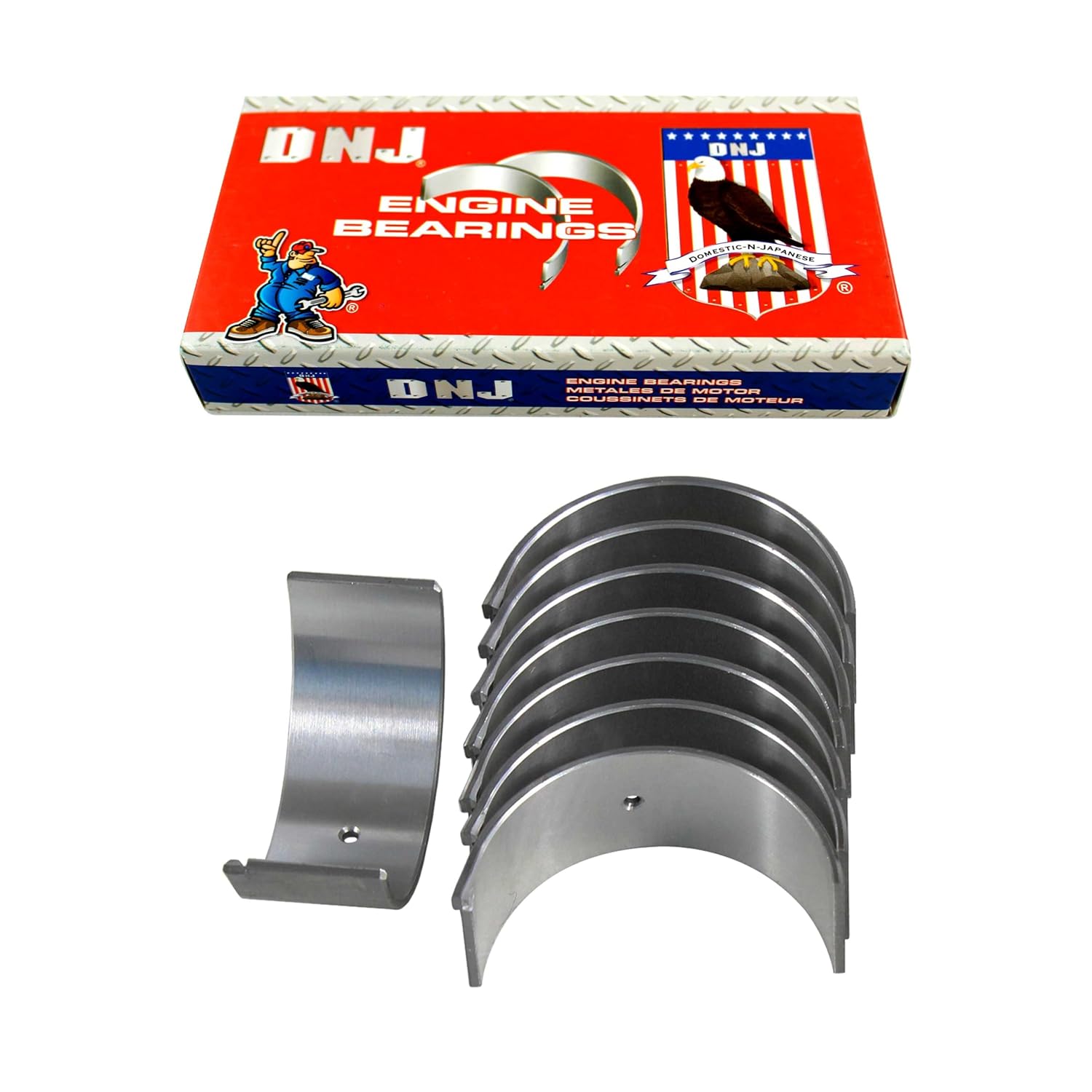 DNJ RB127.10 Oversize Rod Bearings Set for 1993-2012 Chrysler, Dodge, Eagle, Hyundai, Kia, Mitsubishi, Plymouth Colt, Eclipse, Expo 2.0L-2.4L L4 16V DOHC 2351cc