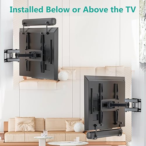 Miniatura 9 de WALI Universal Soundbar Mount for TV, Heavy-Duty Bracket for Mounting Above or Below Screen, Holds Up to 33 lbs, Fits Samsung, Sony，