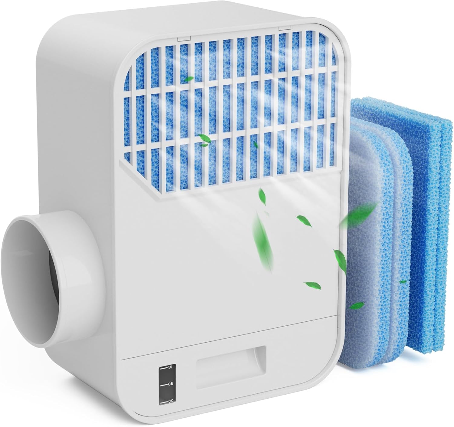 3-in-1 Indoor Dryer Vent Kit for Electric Dryer, Polyester Filter and Water Drawer System, Eiminate Lint Dust, with 3 Pieces Polyester Filters, For Electric Dryers Saves Energy