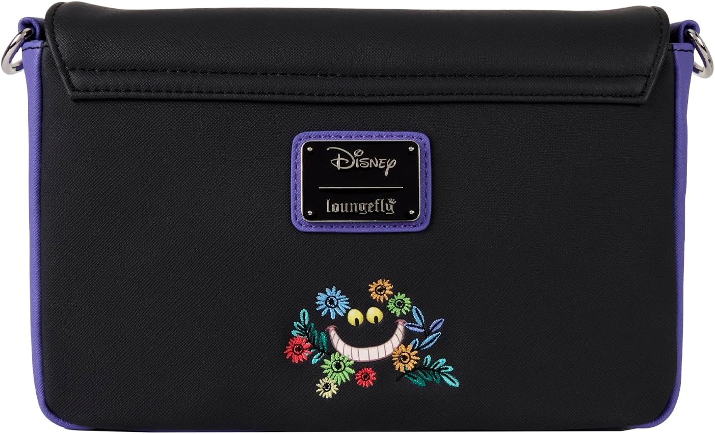 Loungefly Disney Alice in Wonderland Cheshire Cat Crossbody Bag - Image 3