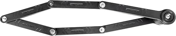 Kryptonite Keeper Folding Bike Lock, 2.75FT/3.25 FT Long Compact Lightweight High Security Anti-Theft Foldable Bicycle Lock with 2 Keys and Mount for E-Bikes Scooter Road Mountain Bike
