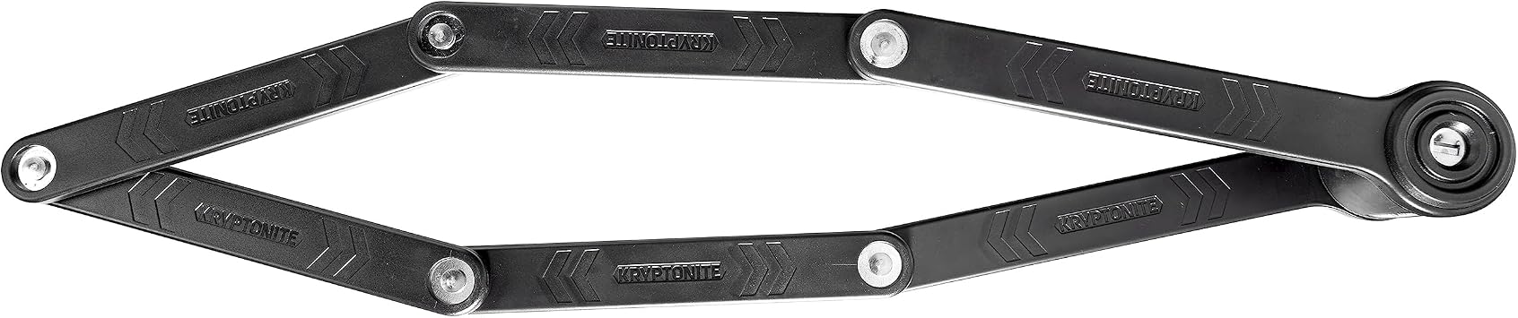 Kryptonite Keeper Folding Bike Lock, 2.75FT/3.25 FT Long Compact Lightweight High Security Anti-Theft Foldable Bicycle Lock with 2 Keys and Mount for E-Bikes Scooter Road Mountain Bike
