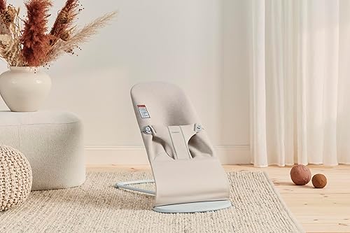 Miniatura 223 de BabyBjörn Bouncer Bliss Silla de rebote para bebé, Algodón, Azul Midnight
