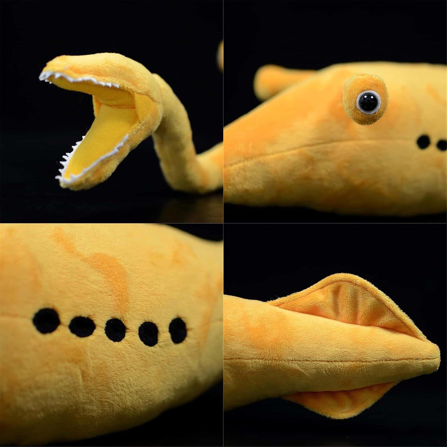 Tully Monster Plush Stuffed Animal - Realistic Prehistoric Soft Toy, Unique Paleontology Collectible for Science Fans