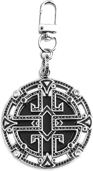 Cloisonnekorea Silver Keychain Keyring – Premium Key Holder with