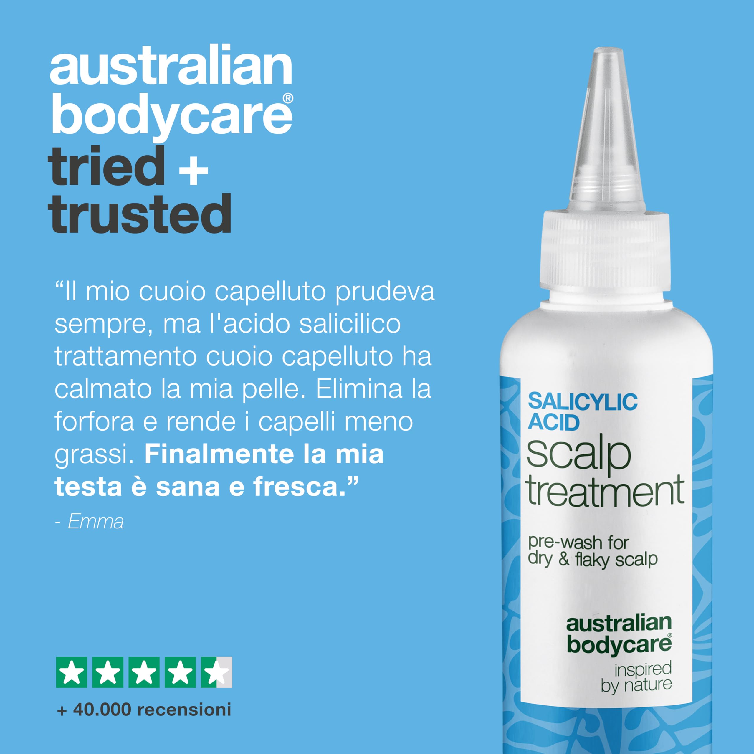 Peeling Cuoio Capelluto all'Acido Salicilico contro Forfora, Prurito & Secchezza - Trattamento Pre-Lavaggio 10 Minuti Esfolia & Pulizia Profonda con Acido Salicilico & Piroctone Olamine - 150 ml