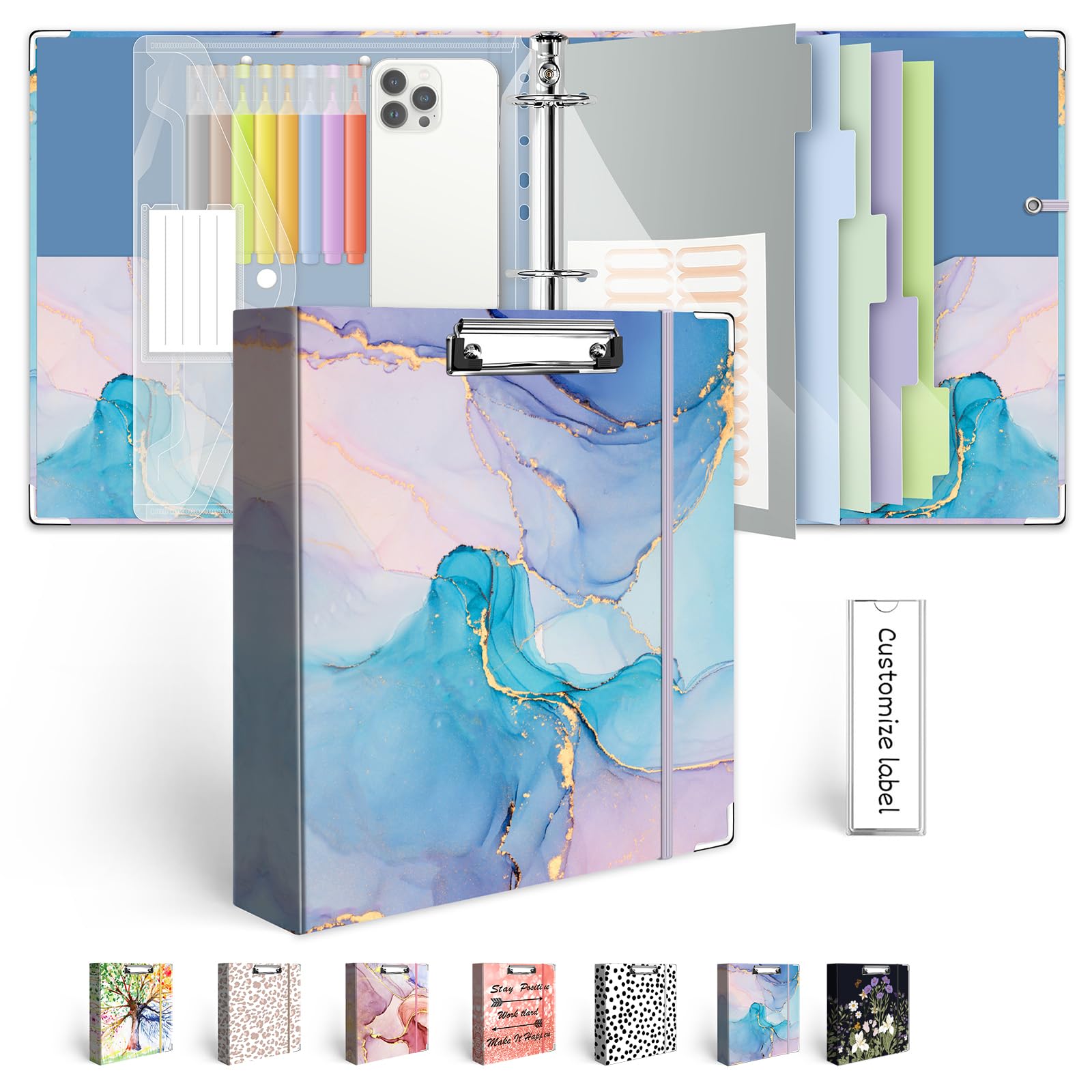 Cute Labels Binders Science Binder Spine Label Stickers,Binder Labels