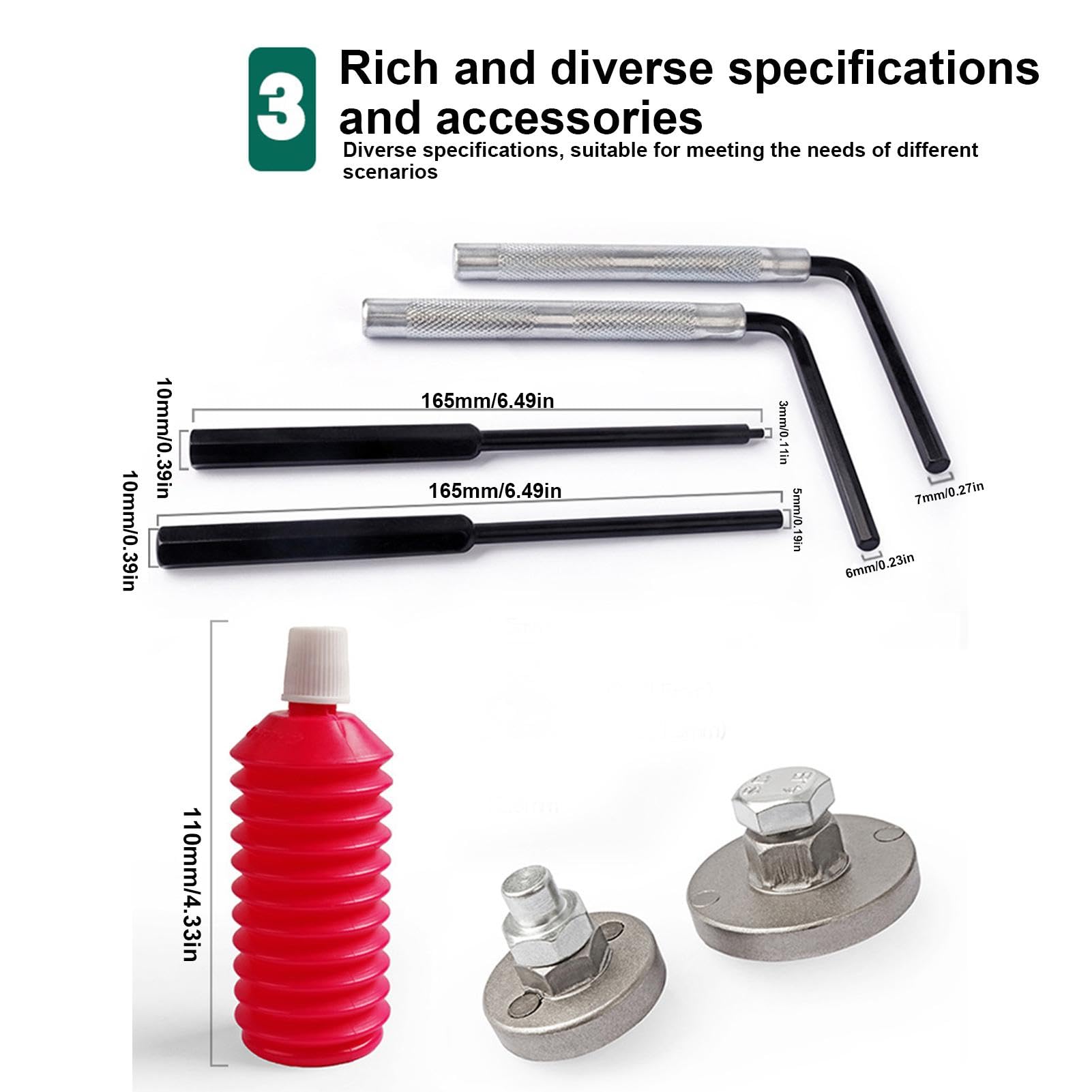 Strumento per La Compressione dei Pistoni dei Freni Attrezzo Resistente per | Kit Attrezzi Auto per Officina Meccanica e Riparazione Domestica