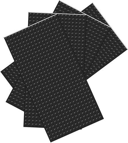 BOROLA Placa base clásica de ladrillo de construcción, 10 x 5 pulgadas, compatible con la mayoría de los ladrillos de construcción de marcas Paquete