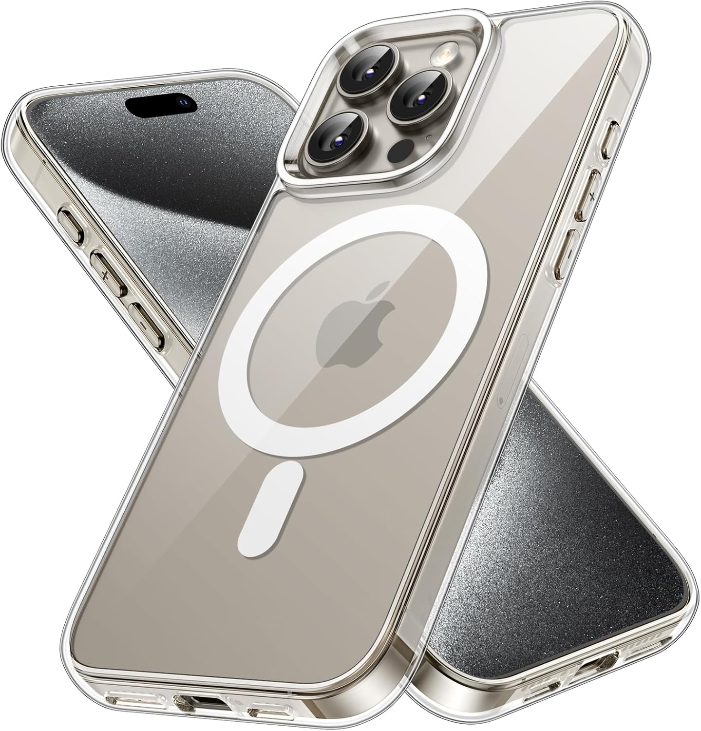 JETech Magnetic Case for iPhone 15 Pro Max 6.7-Inch Compatible with MagSafe Wireless Charging, Shock… JETech Magnetic Case for iPhone 15 Pro Max 6.7-Inch Compatible with MagSafe Wireless Charging, Shock…