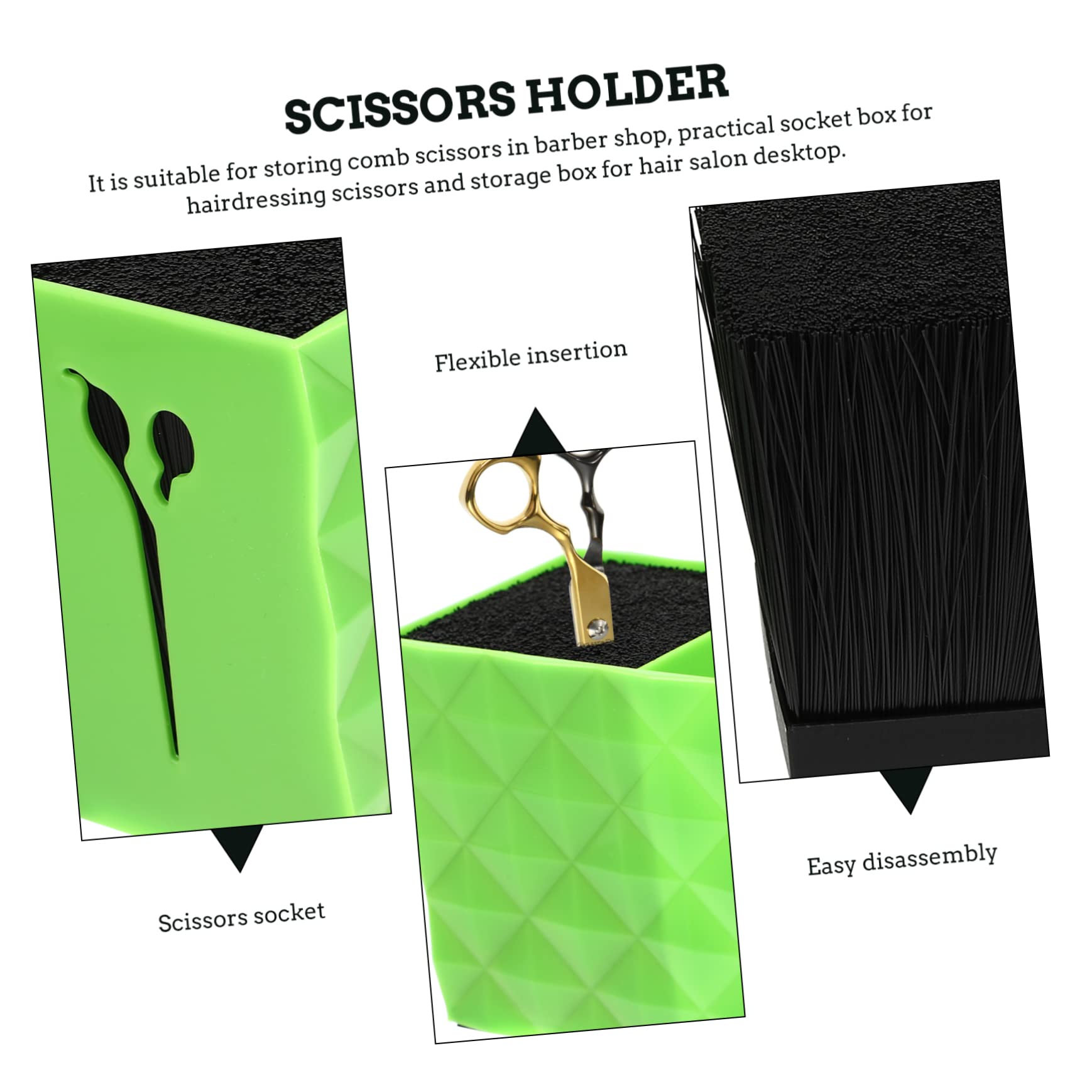 TOVINANNA Hairdressing Tool Box Scissors Organizer Holder for Combs Clips Barber Tool Storage Box