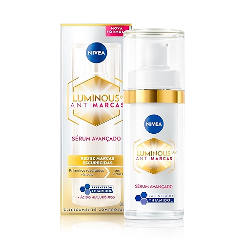 NIVEA LUMINOUS 630® Sérum Avançado Antimarcas Escurecidas 30ml, Reduz Marcas, Uniformiza a... NIVEA LUMINOUS 630® Sérum Avançado Antimarcas Escurecidas 30ml, Reduz Marcas, Uniformiza a...