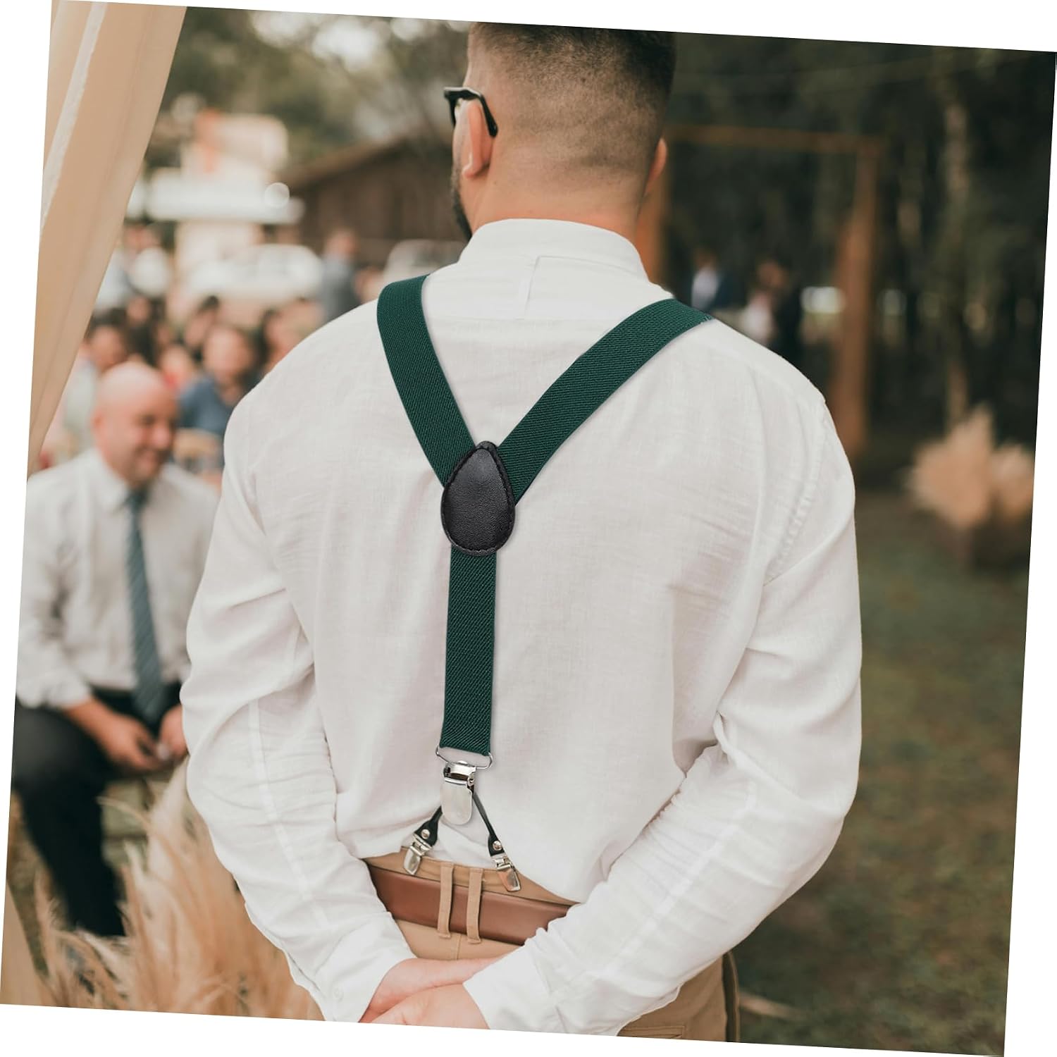 1Set Dress Suspenders for Boys with Adjustable Bow Tie Comfortable Material for Trousers and Casual Wear Fashion Versatile Outfit Accessory