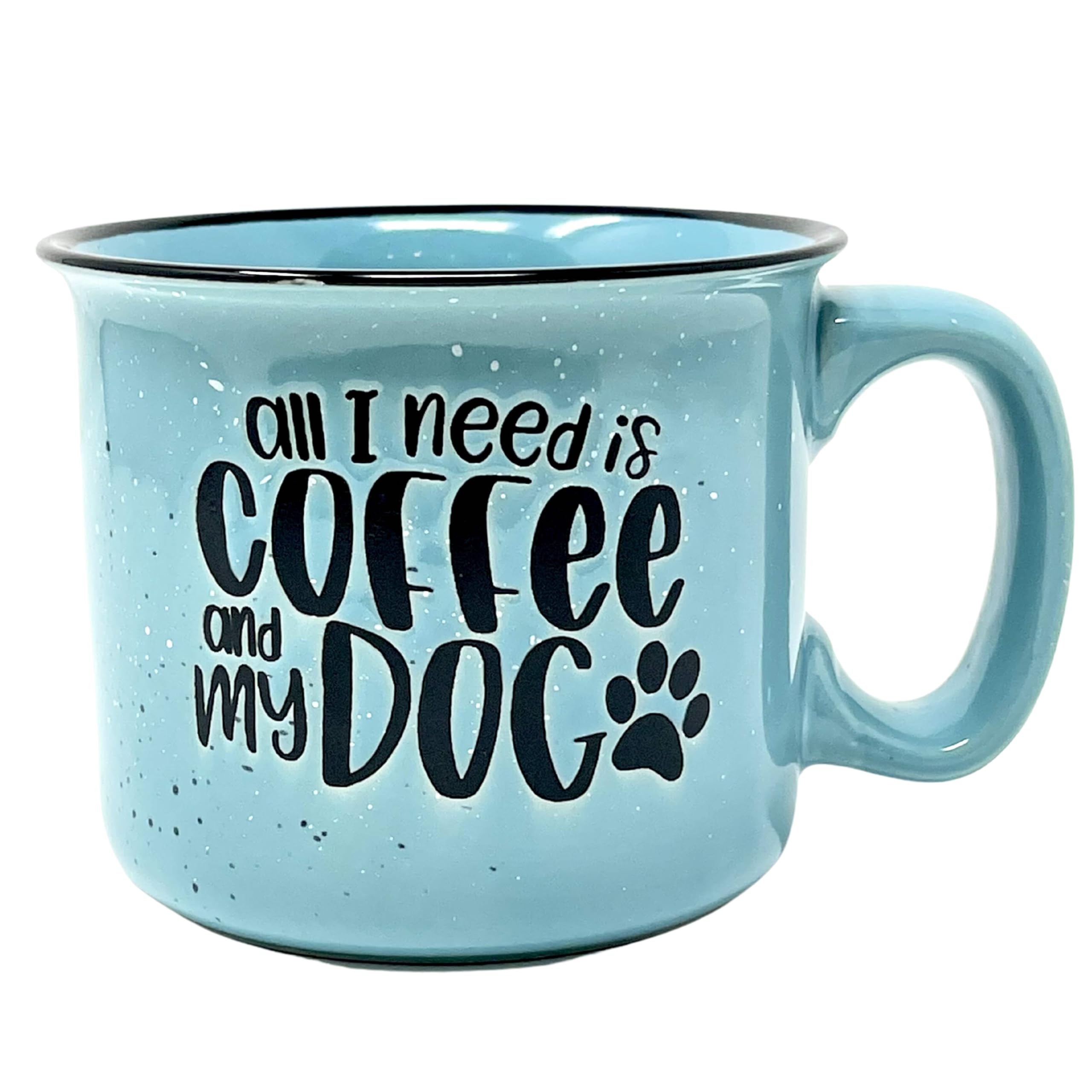 Cute Funny Large 15 oz Coffee Mug for Dog Lovers - Dog Mom Dog Dad Fur Mama -