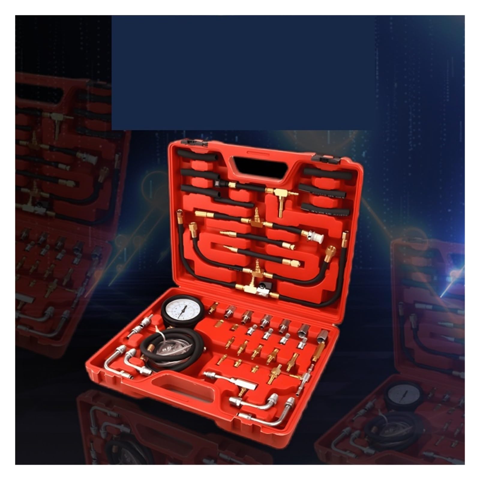 Kit de medidor presión combustible Universal, 1 unidad, for vehículos gasolina, Grado industrial(TU443)