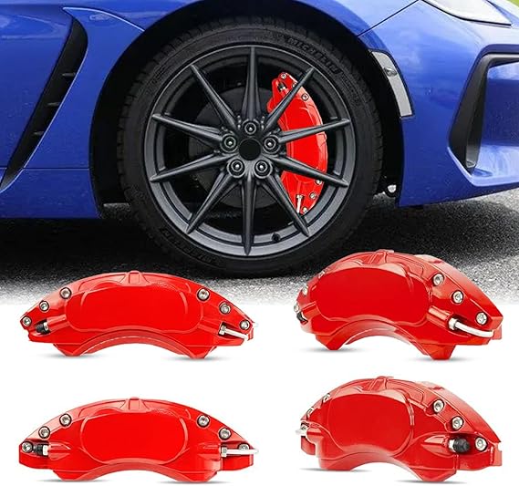 Amazon Archaic スバル brz zd8 トヨタ gr86 ブレーキキャリパーカバー アルミ製 4点セット フロント&リア車輪