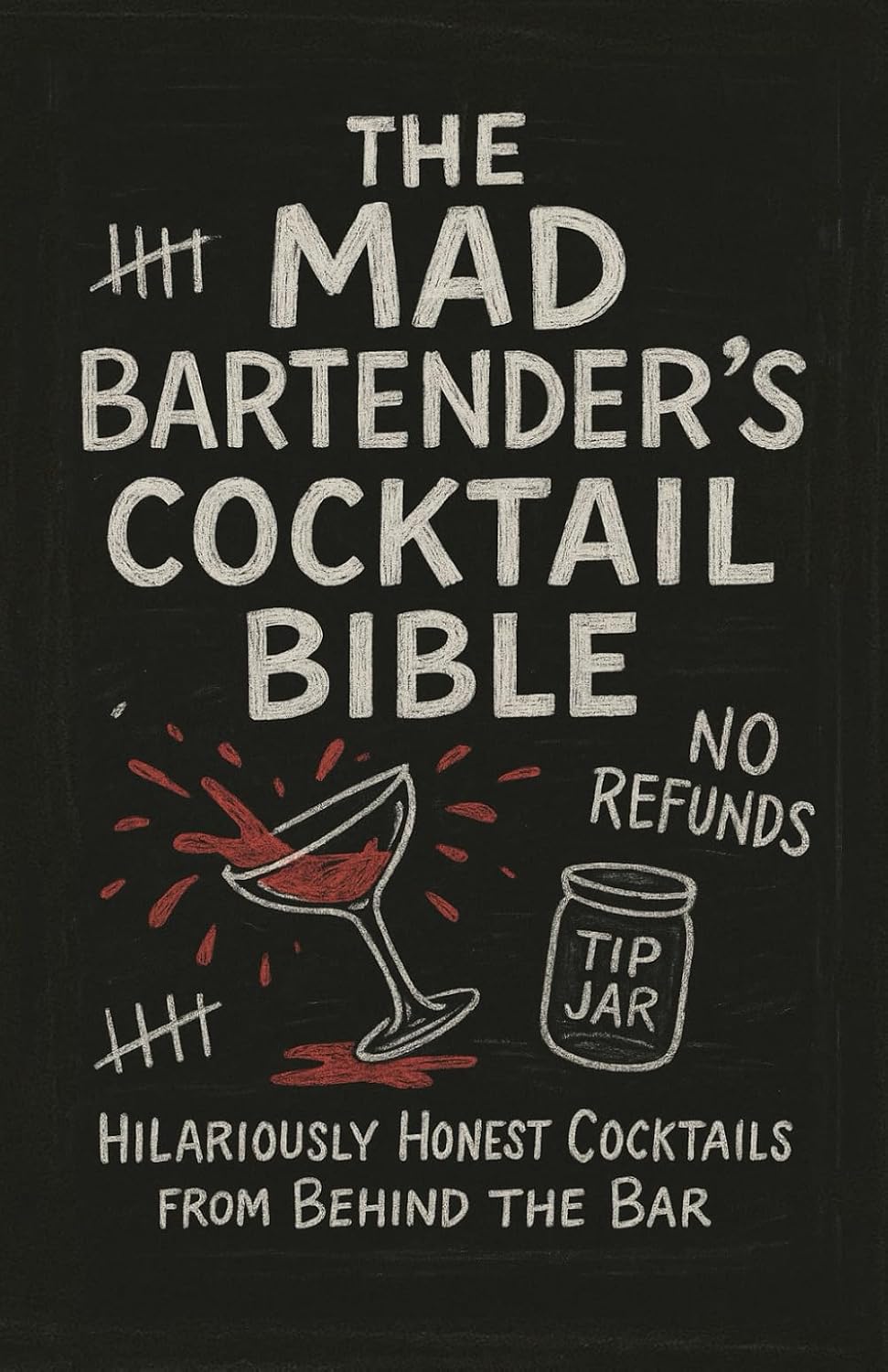 The Mad Bartender's Cocktail Bible - Hilariously Honest Cocktail Recipes from Behind the Bar: A Rude and Funny Cocktail Recipe Book Packed with Humor, ... for your Coffee Table or Home Bar Library