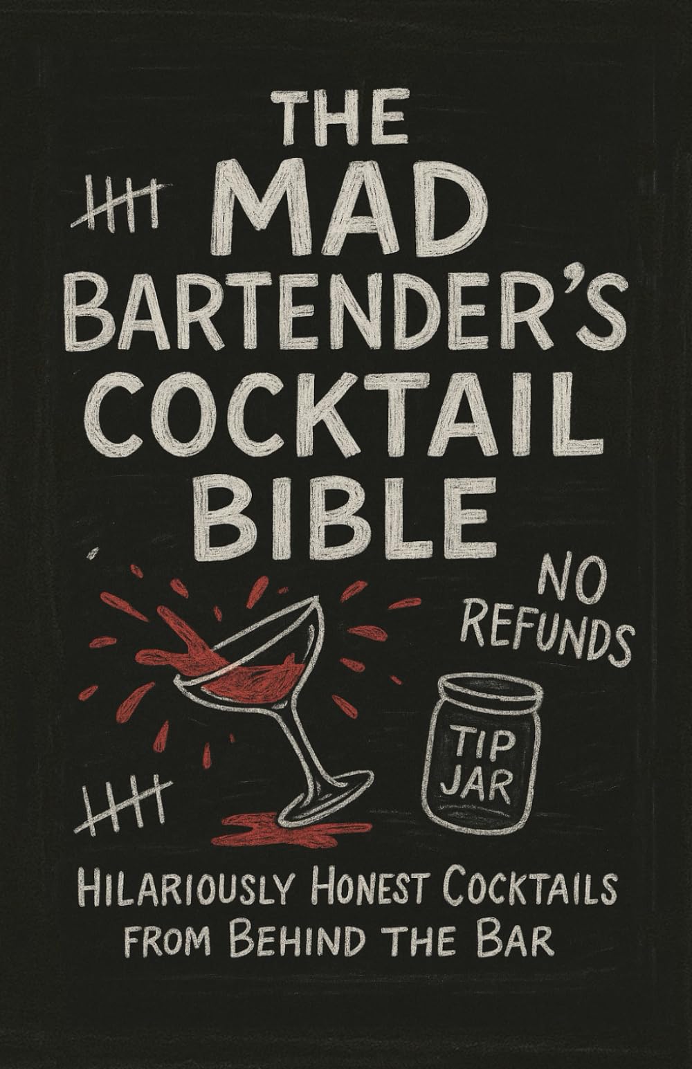 The Mad Bartender's Cocktail Bible - Hilariously Honest Cocktail Recipes from Behind the Bar: A Rude and Funny Cocktail Recipe Book Packed with Humor, ... for your Coffee Table or Home Bar Library