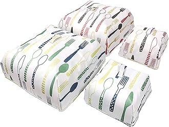 Insulated Food Covers 4 Pieces Foldable Cover for Food Collapsible Food Tent Kitchen Restaurant Picnic