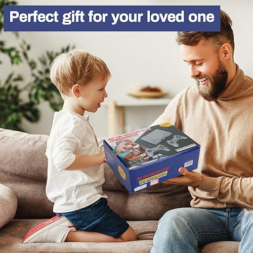 Miniatura 7 de Welltop PlayStation Classic 8-bit PS1 Retro Video Game Console, Mini Video Games Consoles, Built-in 851 Games with 2 Gamepads, Support AV Out Family