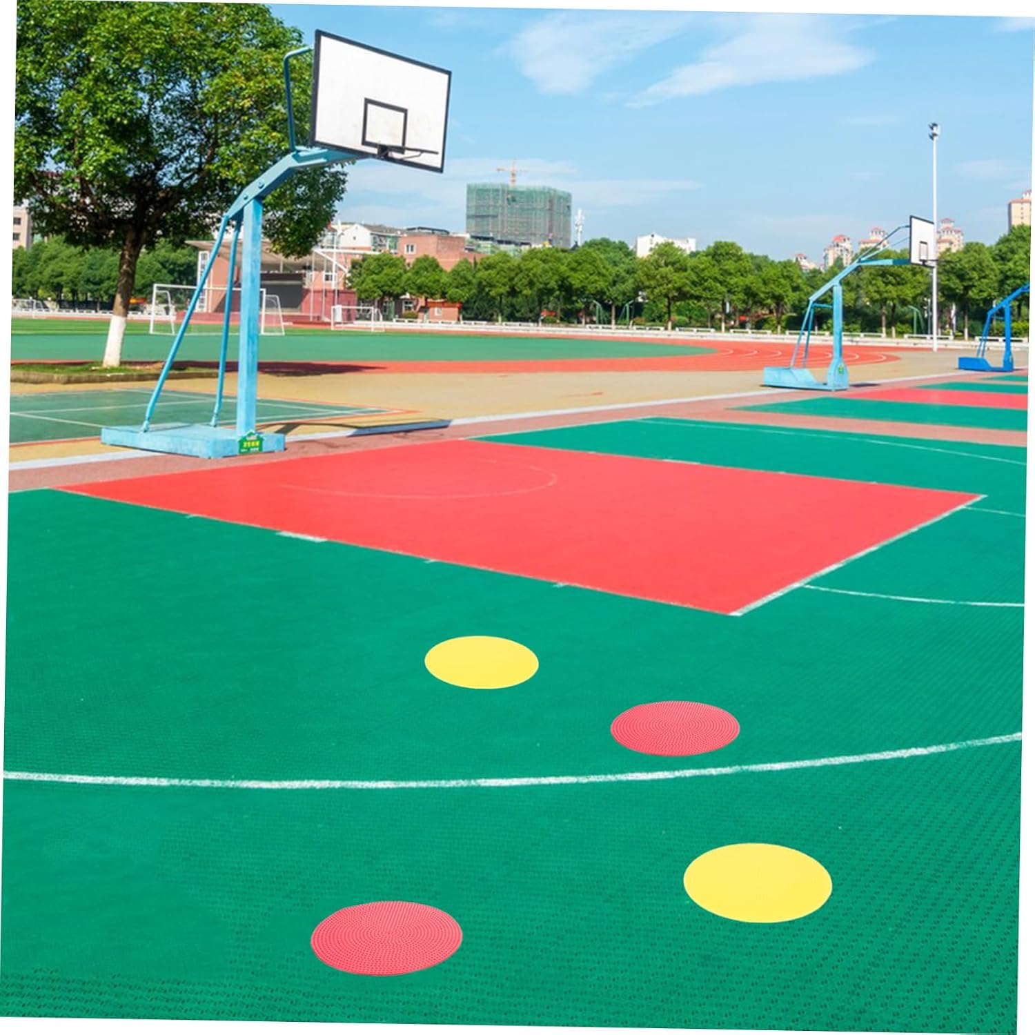 6pcs Football Training Marker Discs Soccer Practice Signs for Drills Lightweight Sports Equipment for Agility and Coordination Soccer Basketball and More