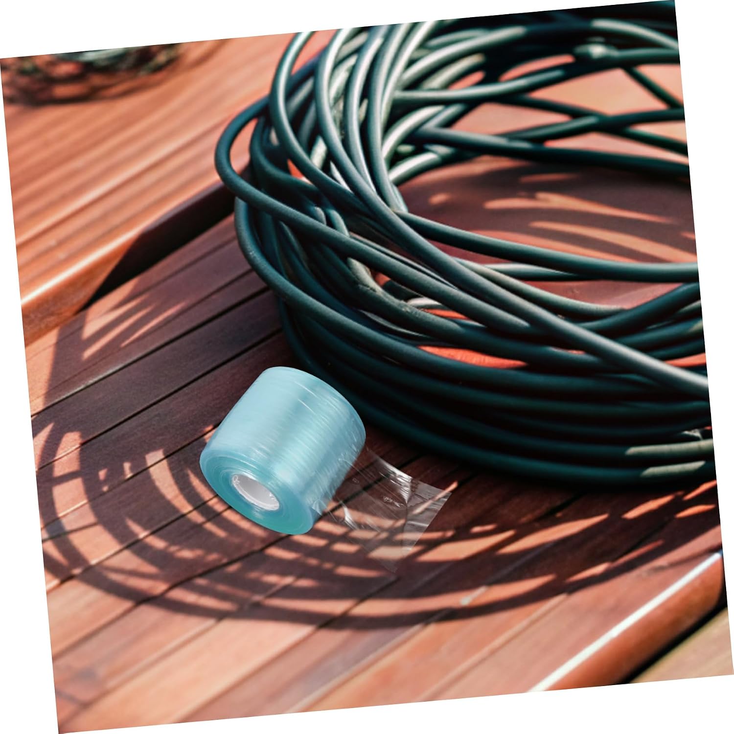 Gatuida Stretch Wrap Film for Garden Use PVC Plastic Tie Film for Plant Support for Indoor and Outdoor Gardening and Stretchable Garden Wire Cable Packaging