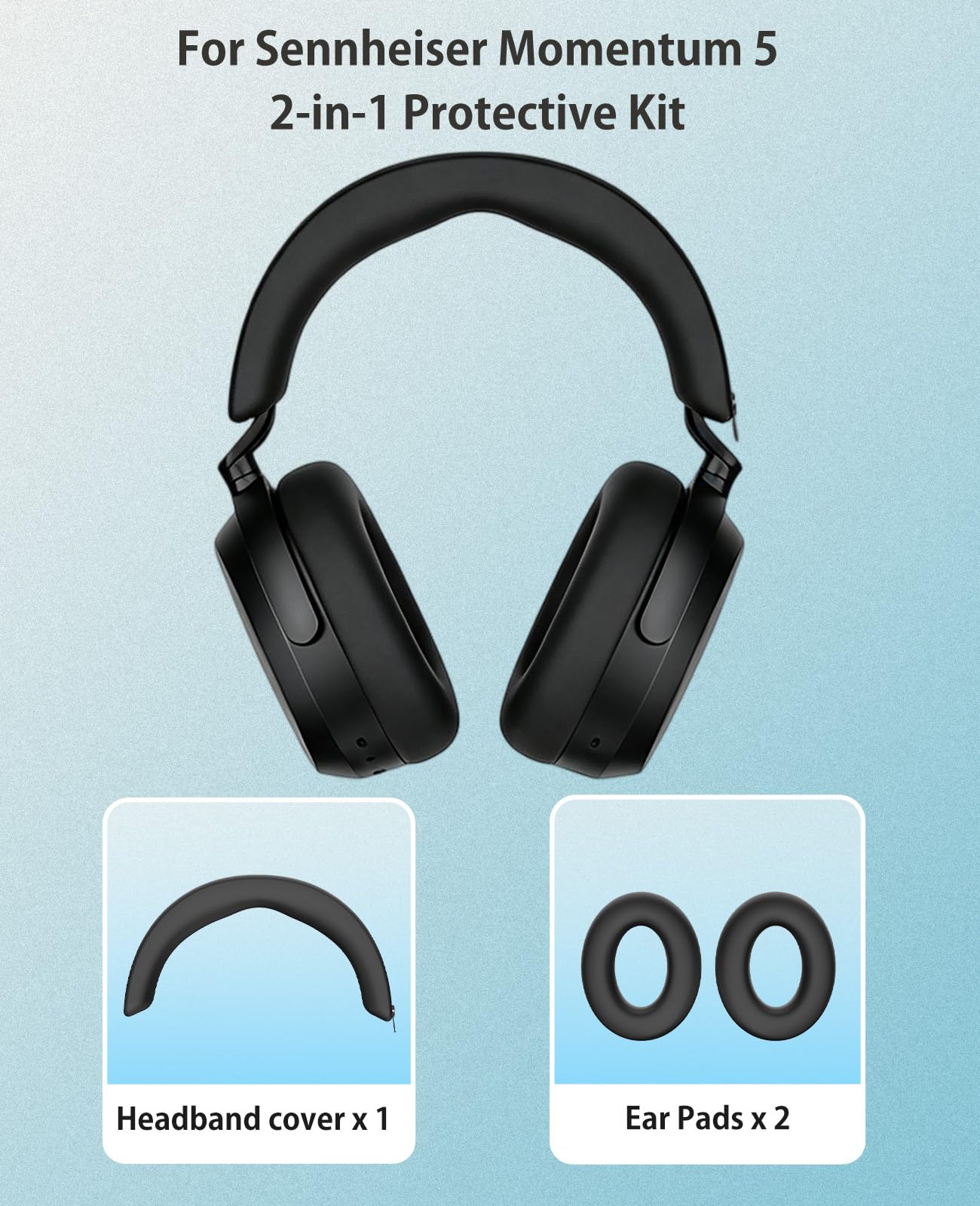 Amazon | [2セット] Sennheiser Momentum 5 ケースカバー NOUKAJU
