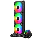 Cooler Master ML360 Core 2 ARGB CPU Liquid Cooler - Black | Support Latest LGA1851, LGA1700, AM5, AM4 Socket | New Dual Chamber Pump | 360mm AIO | Performance Fans | Copper Base | New Mirror Design gallery image