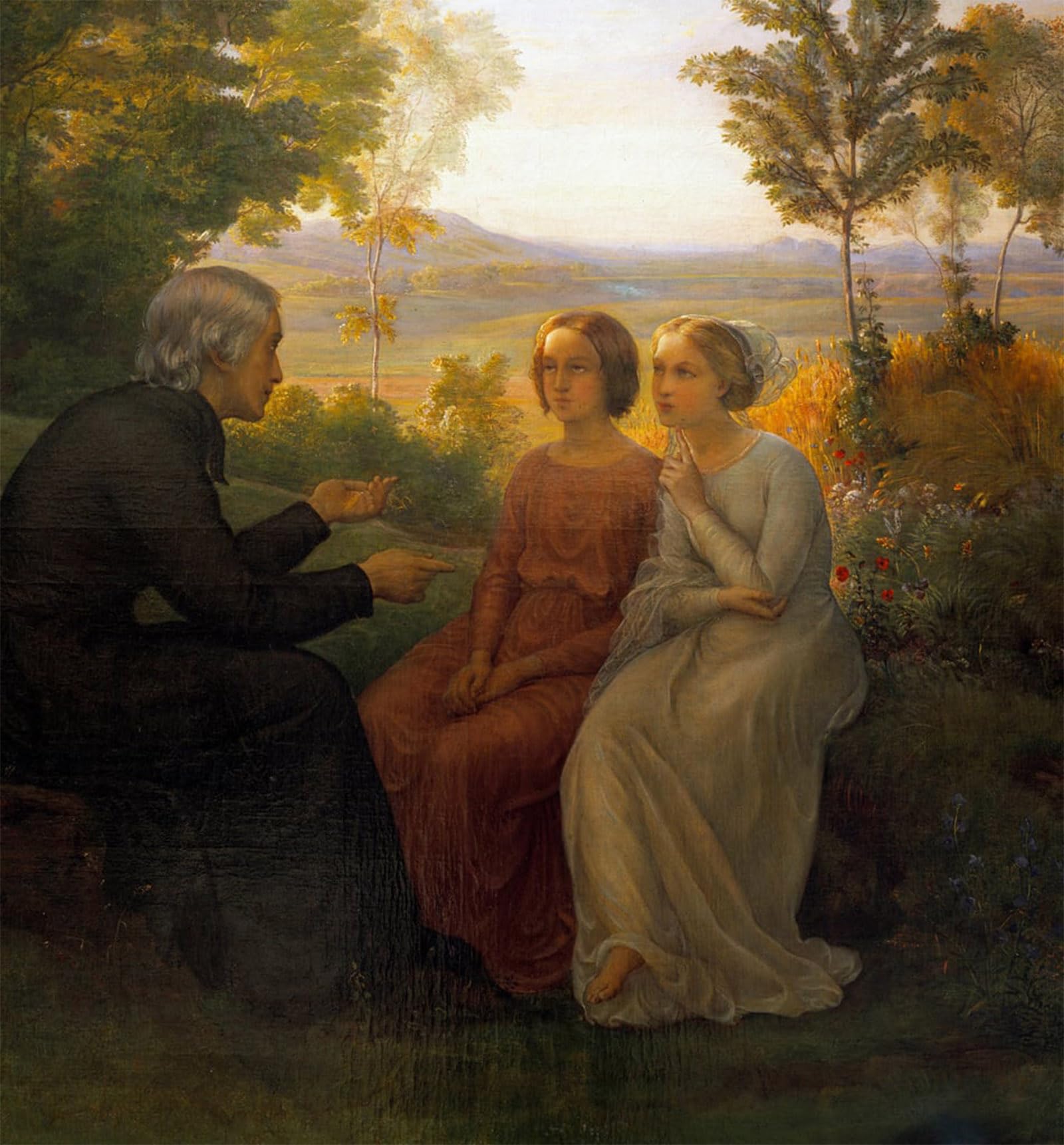 El grano de trigo pintura de Louis Janmot que llena de alma y poesía las estancias 5
