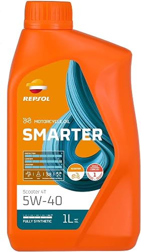 Huile moteur SMARTER 5W-40 Huile synthétique API SN SCOOT REPSOL