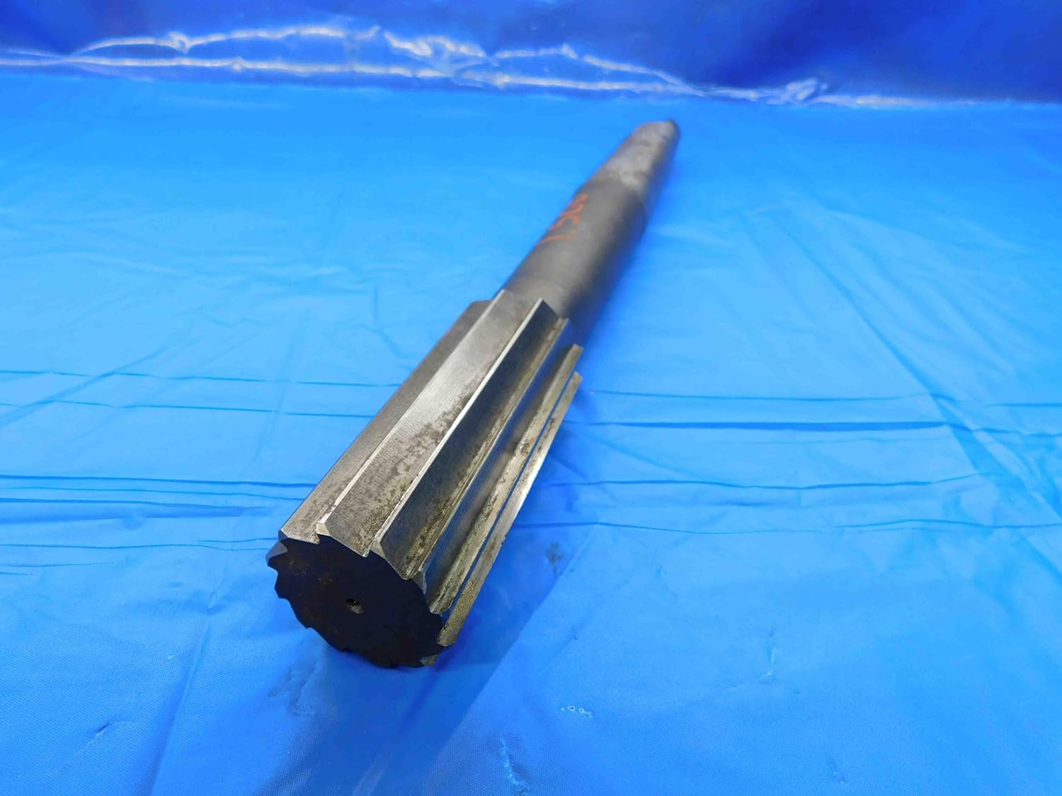 M & J Tooling LLC 1 1/2 O.D. HSS Reamer Morse Taper #4 Shank 12 Flute MT4 1.5000 ONSIZE 38 mm - BT3164BJ3