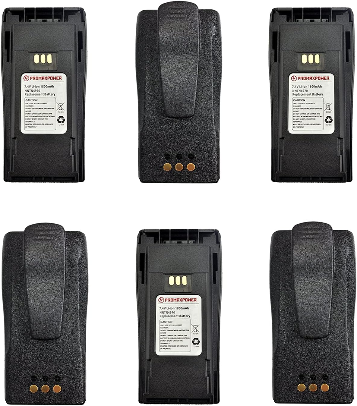 PROMAXPOWER 1800mAh Li-Ion Battery for Motorola Two-Way Radios