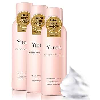 Yunth 洗顔料　化粧水セット Yunthの洗顔がリニューアル！高濃度の生炭酸泡×温感で落とす