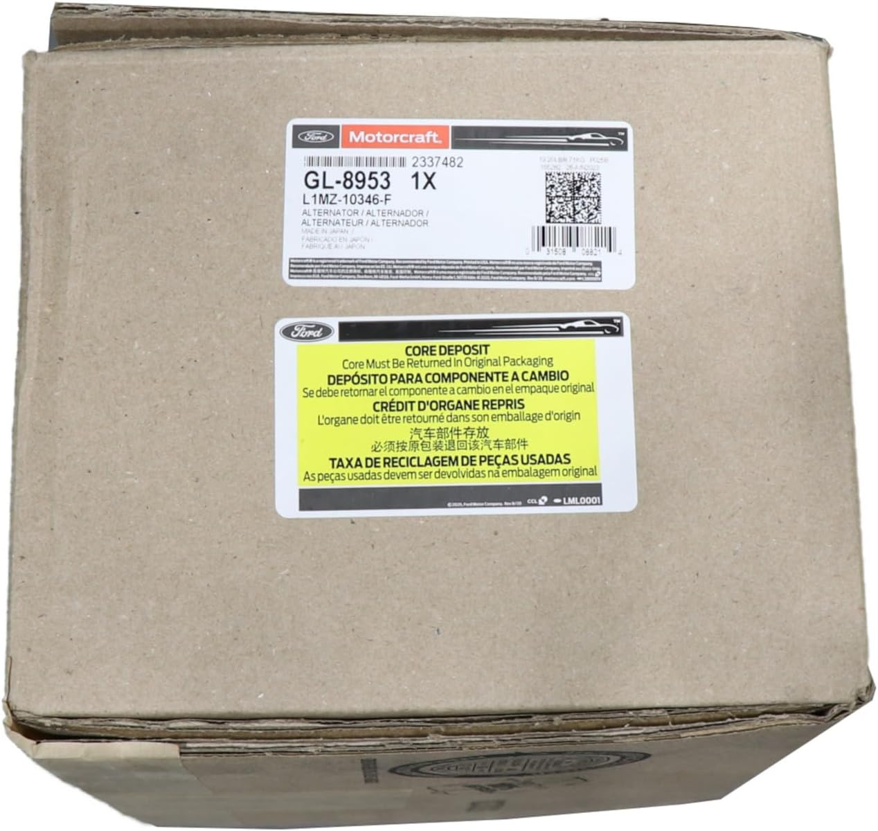 Motorcraft Alternator for 2019-2023 Ford Transit Van - GL8953