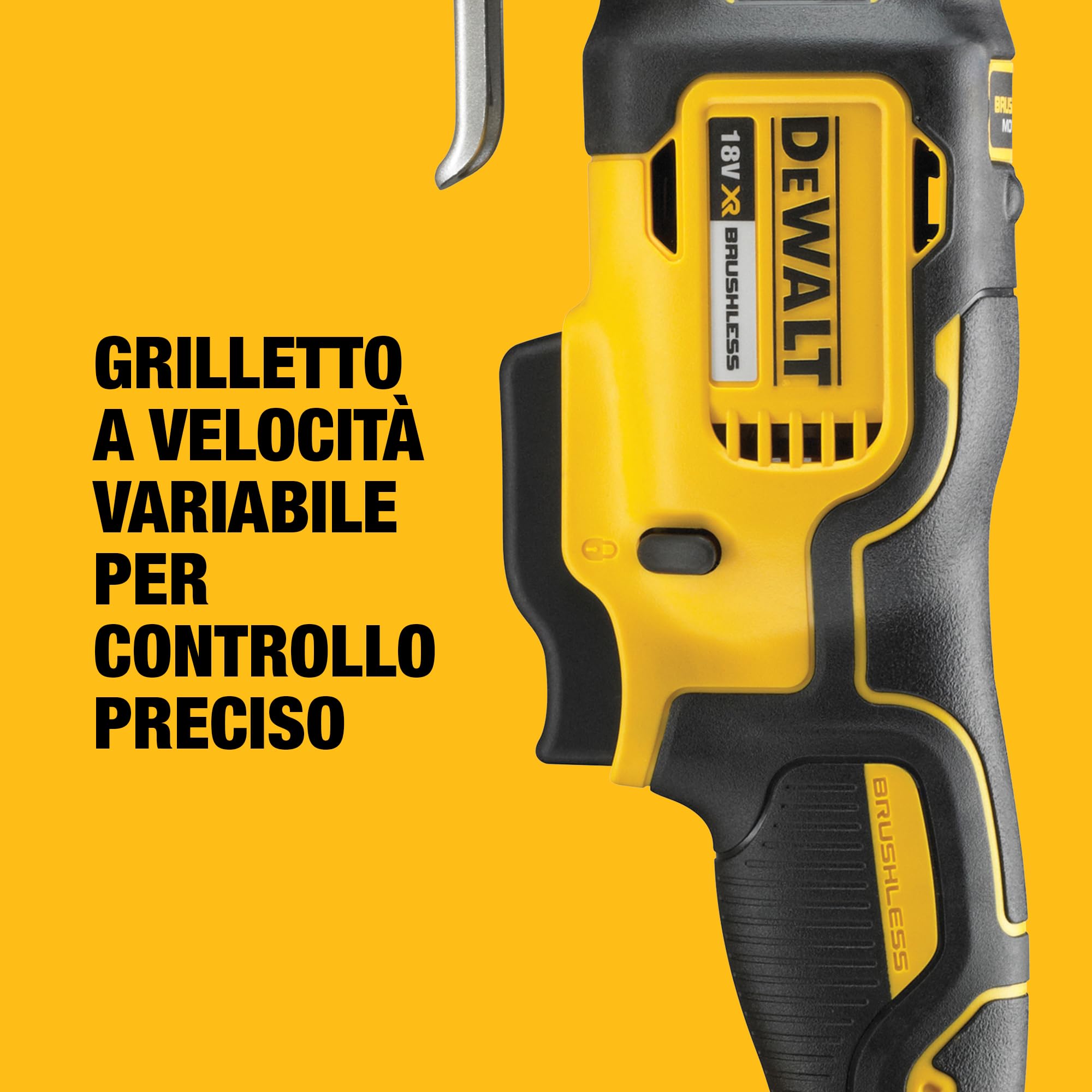 DEWALT Utensile oscillante senza spazzole 18V XR, in valigetta T-STAK senza batterie e caricabatteria, solo corpo macchina, DCS355NT-XJ
