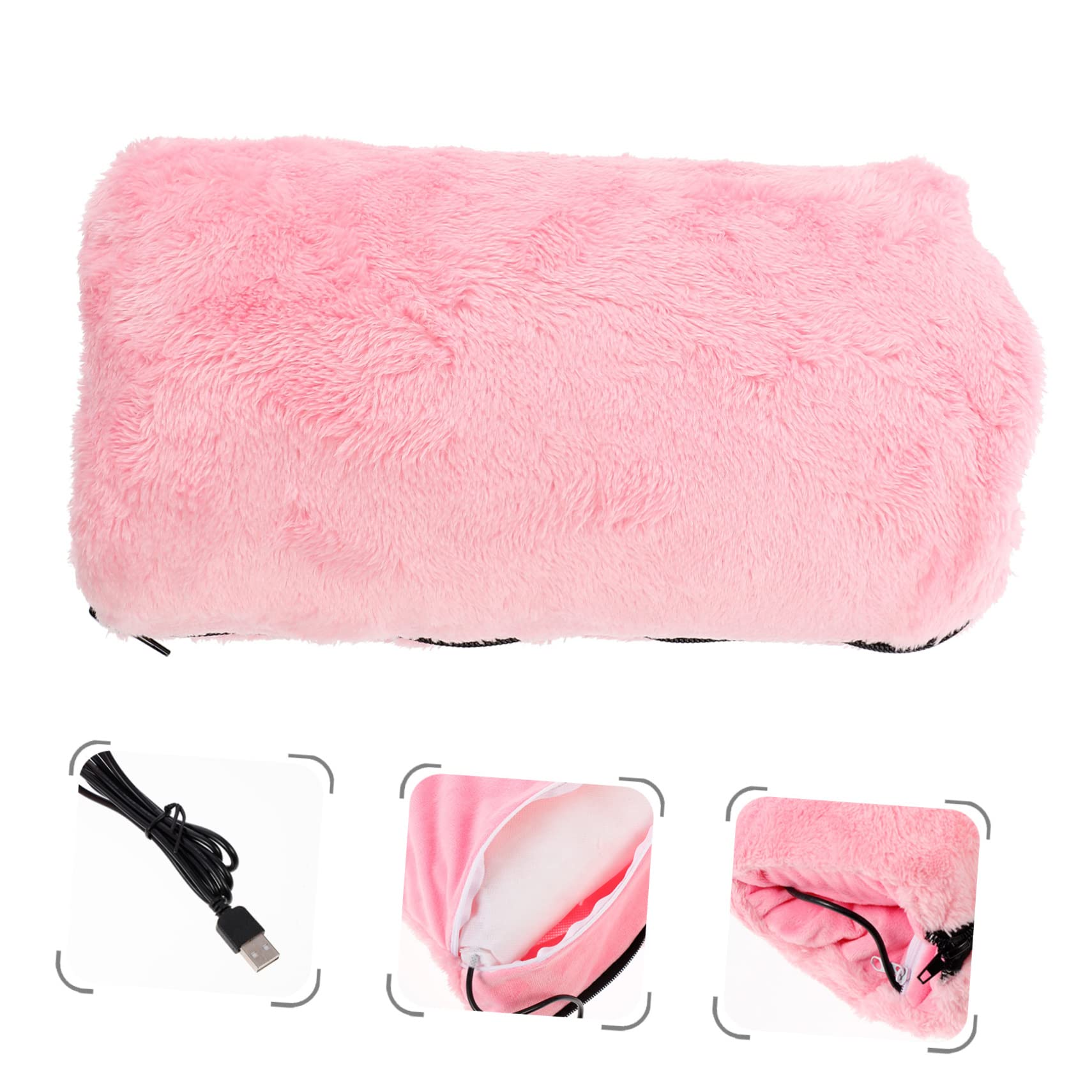 Amosfun 1pc USB Hand Warmer Rechargeable Hand Warmer Hand Warmer for Women Hand Warmers Gloves dad Birthday Gift Hand Muffs Warmers Winter Warming Treasure Wrist Plush Bag Handbag Heater
