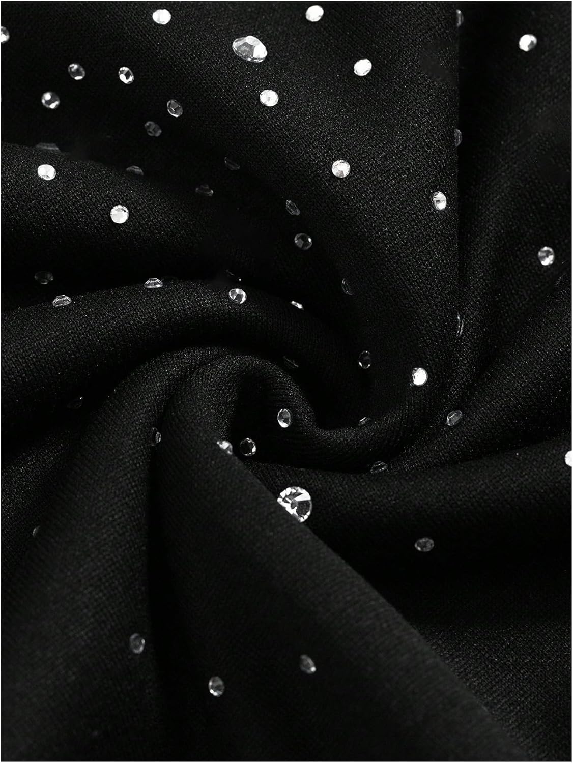 Men's Rhinestone Hoodie Sweatshirt Y2k Long Sleeve Drop Shoulder Oversized Pullover Tops Streetwear - Image 4