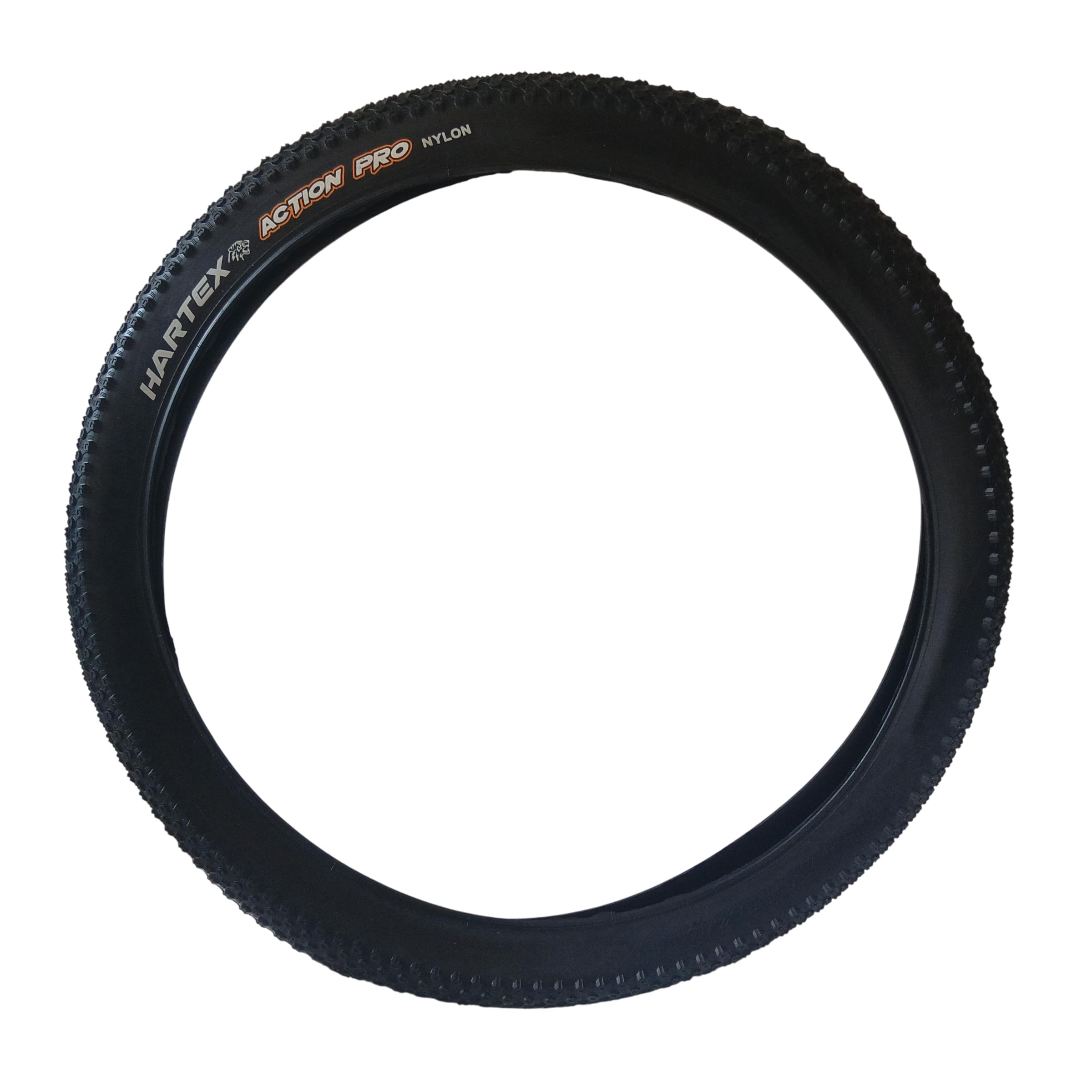 Hartex Action Pro Nylon Bicycle Tyre 26 x 2.40/2.35 Inch | Heavy Duty MTB Cycle Tyre | Anti-Skid Tread | Puncture Resistant | Black-picture-13