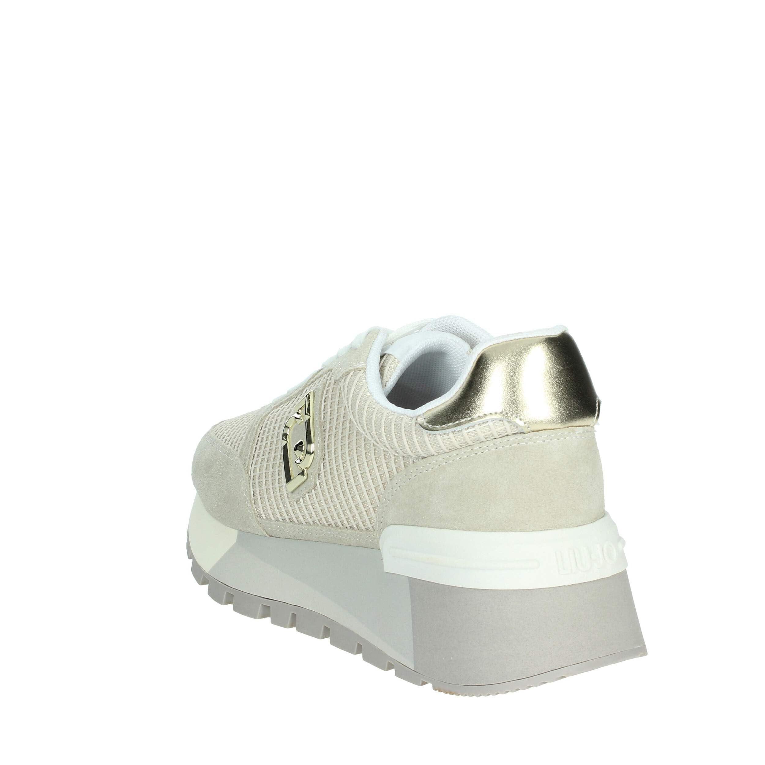 LIU.JO Sneakers con Zeppa Donna - Oro Modello BA5049PX027S1803 BA5049PX027S1803 Mesh