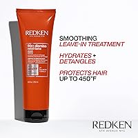 Vista 4 de Redken Frizz Dismiss Shampoo, Conditioner and Rebel Tame Treatment Set For Frizzy Hair - Smooths Hair and Manages Frizz