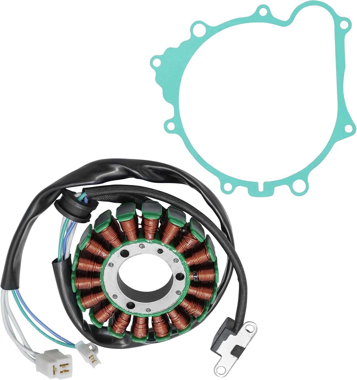 Caltric Stator and Gasket Compatible With Yamaha TTR250 1999 2000 2001 2002 2003 2004 2005 2006
