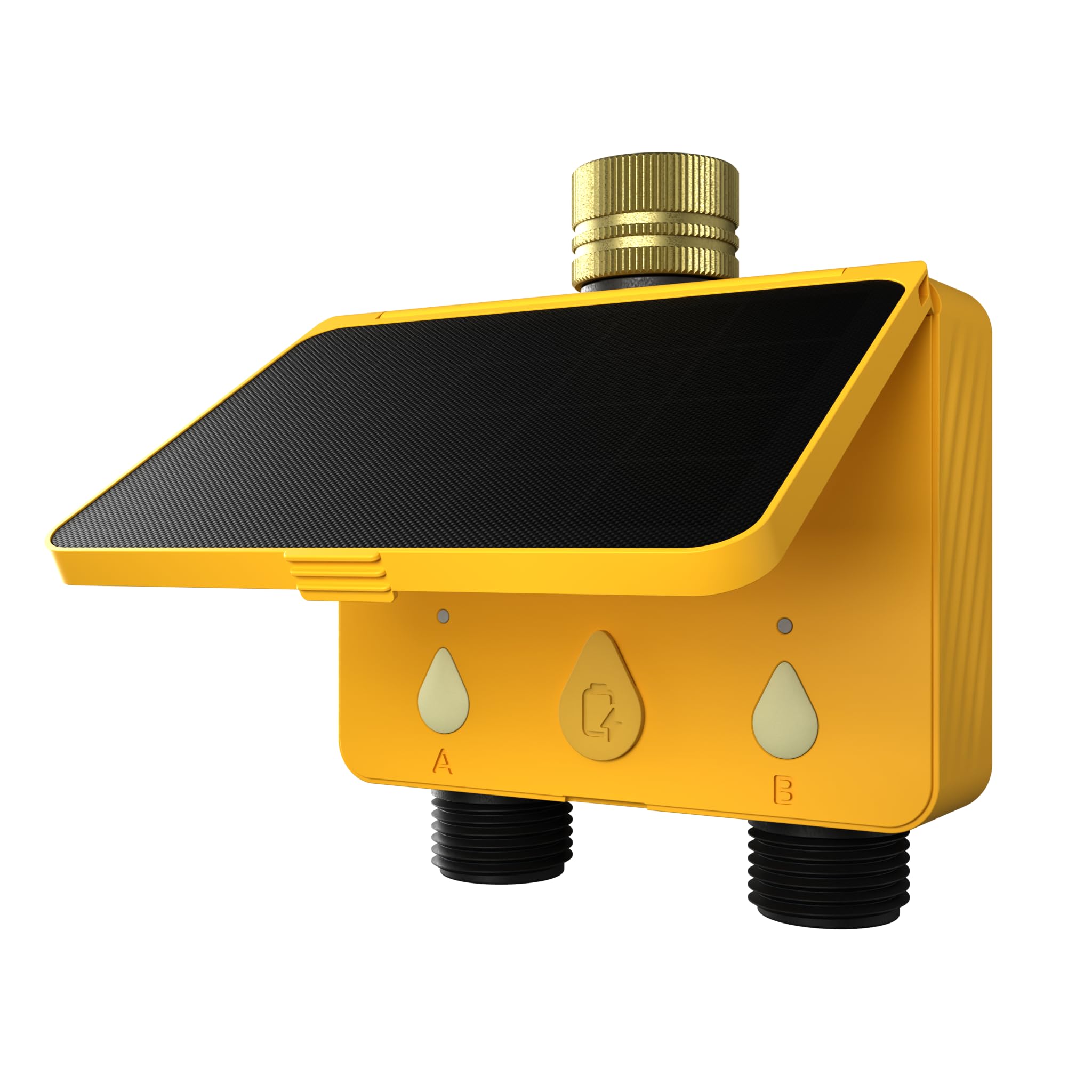 KONYKS HYDRO SOLAR Inteligentna stacja nawadniania Wi-Fi, dalekiego zasięgu, stała autonomia z panelem słonecznym, wodoszczelność IP65, zdalne sterowanie, Google Home & Alexa, scenariusze automatyki